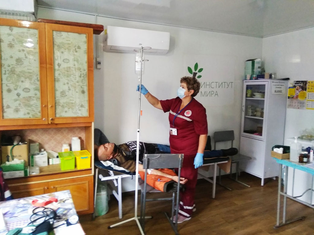 Оказание медицинской помощи КПВВ Станица Луганская