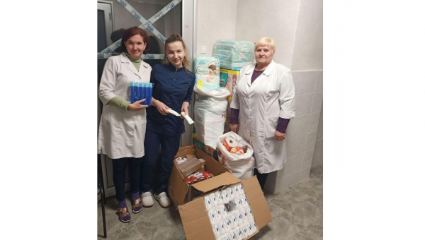 Посольство Словаччини в Україні передало засоби особистої гігієни