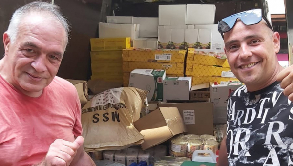 Нову партію продовольства відправлено МБО Міжнародна Медична Допомога на Донбас